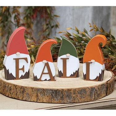 4 Set FALL Gnome Sitters - The Fox Decor